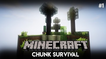 Minecraft CHUNK Survival || TIMELAPSE