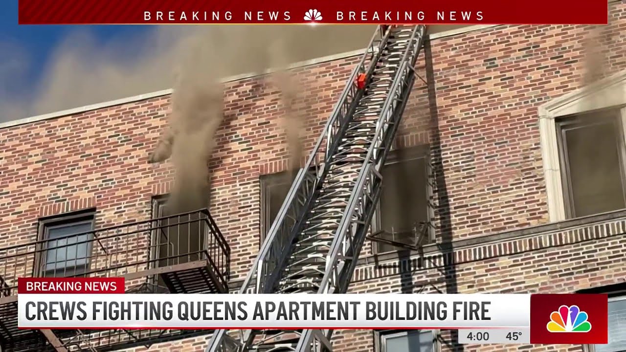 14 people injured in Queens five-alarm apartment building fire | NBC ...