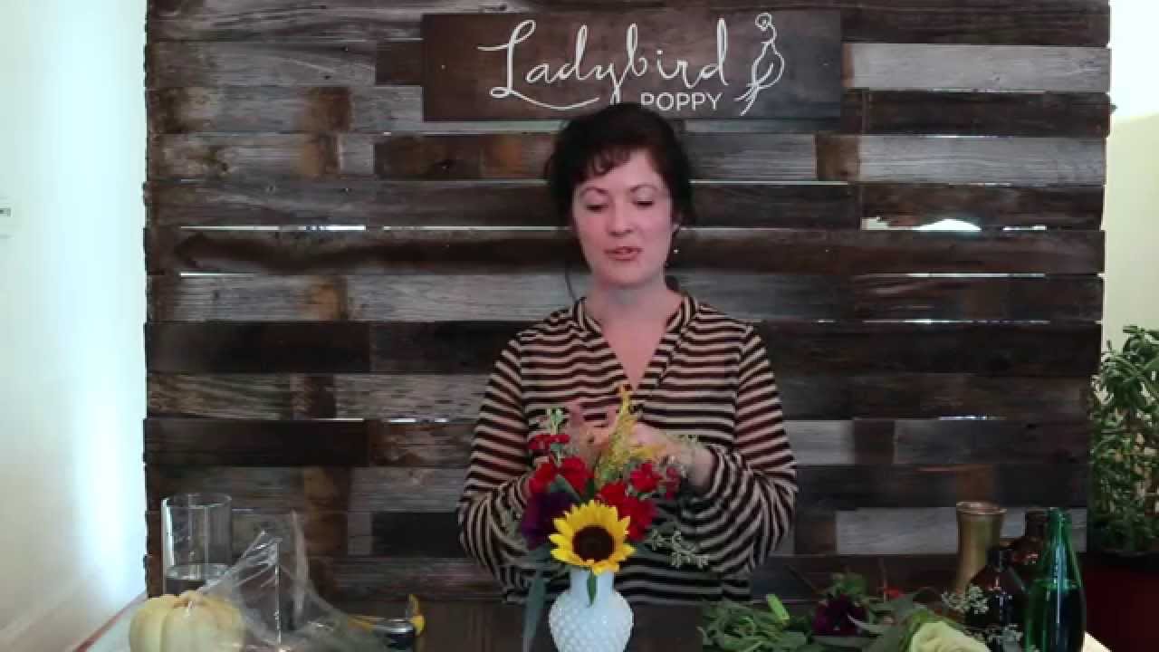 How to Design a Store-bought Bouquet - YouTube