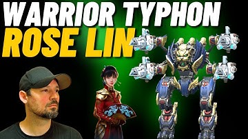 War Robots Warrior Typhon With New legendary Pilot Rose Lin, WR MK2. Awesome fun games!!!