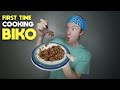 ICELANDER Cooking Filipino BIKO Dessert For the FIRST TIME