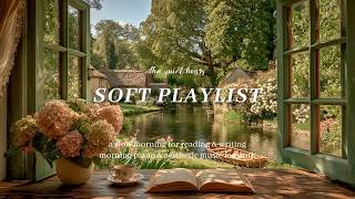 soft playlist 🍃 a slow morning for reading & writing | morning piano & aesthetic music for work screenshot 5