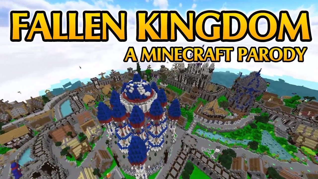 Minecraft Song and Minecraft Videos Fallen Kingdom - A Minecraft Parody of Viva la Vida By Coldplay