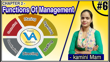Functions Of Management | TOPIC- CONTROLLING | HSC New Syllabus Of O.C.M | #VisionAcademy
