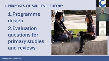 Middle-level theory in mixed methods systematic reviews: the example of youth mentoring programmes