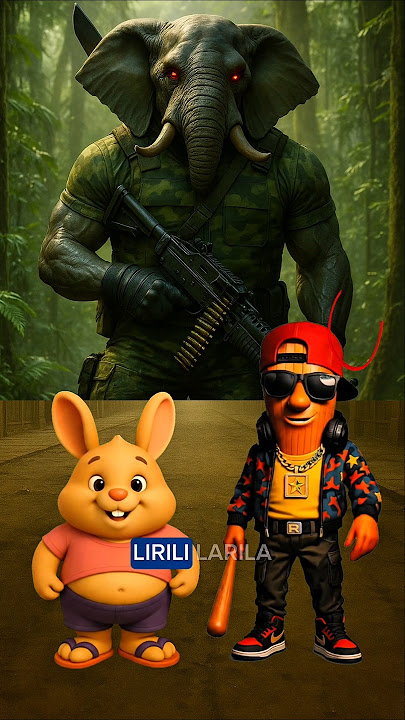 Bunny & Tung Tung Tung Sahur Sing Brainrot Rap Music With Military