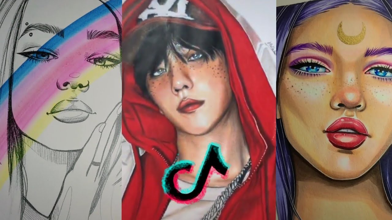 مقاطع الرسم على تيك توك راحة نفسية Draw On Tik Tok Youtube