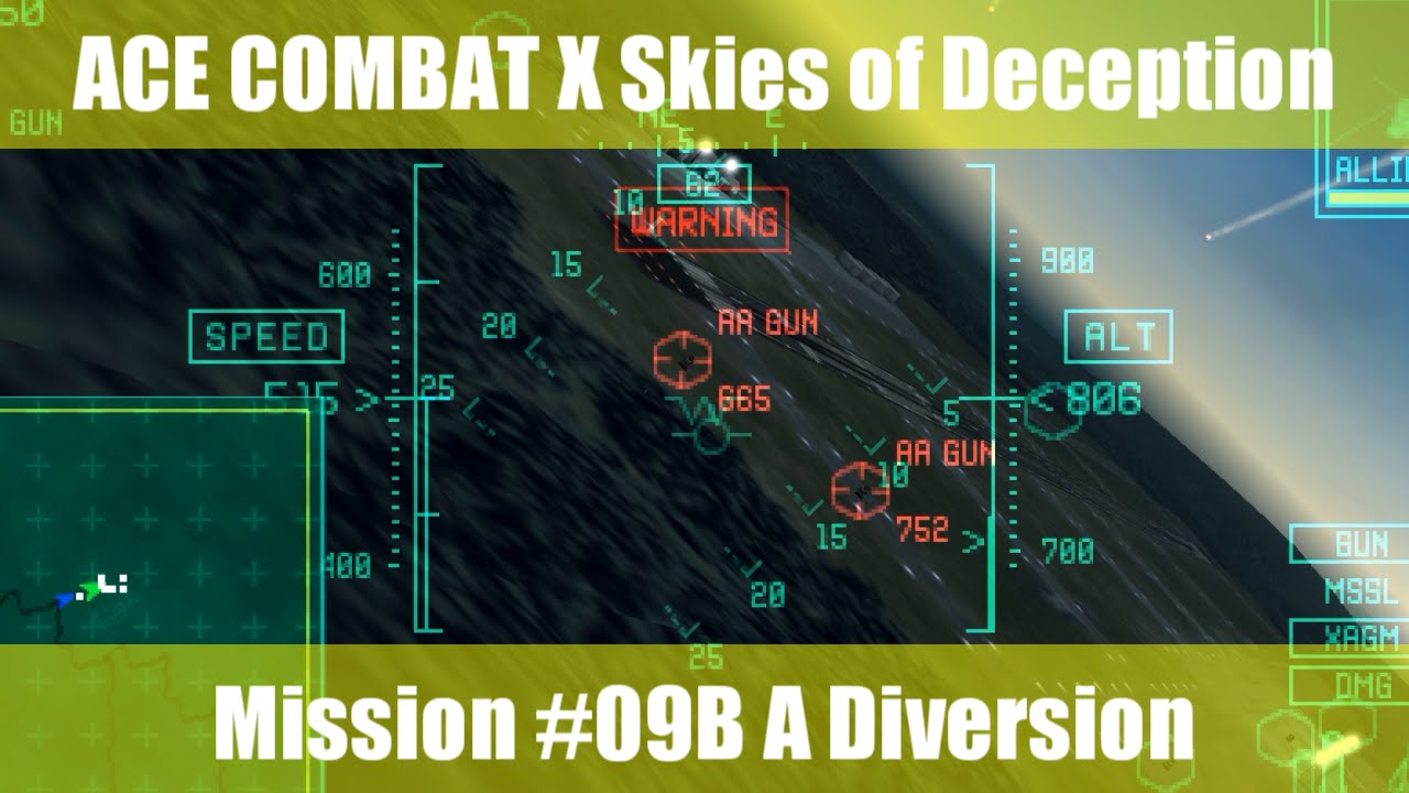 M 09b エースコンバットx スカイズ オブ デセプション Ace Combat X Skies Of Deception Youtube