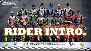 Rider Intro.  MOTOGP 14 PS4