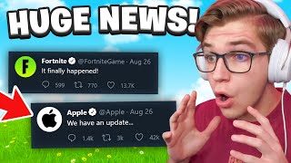 Fortnite Mobile Just Got HUGE NEWS From Apple (Fortnite iOS Unbanned Soon)