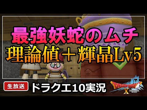 ドラクエ10実況 最強妖蛇のムチができるまで 理論値チャレンジ 輝晶レベル上げ ファイナル5 Youtube ドラクエ10実況 最強妖蛇のムチができるまで 理論値チャレンジ 輝晶レベル上げ ファイナル5 Youtube