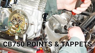 Setting Points and Adjusting Tappets on my Honda CB750 K0 Project | Part 16