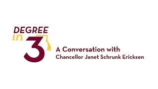 A conversation with the UMN Morris Chancellor about the Degree in Three initiative