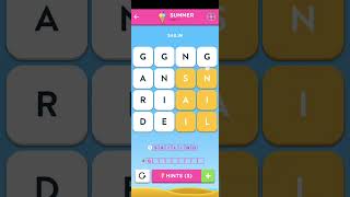 Wordbrain 2 Summer Event Day 6 2023 Answers