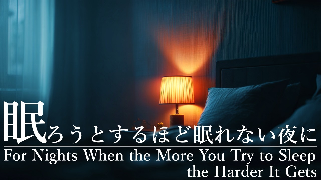 【睡眠BGM 1時間】眠ろうとするほど眠れない夜に/The More You Try to Sleep, The Harder It Gets