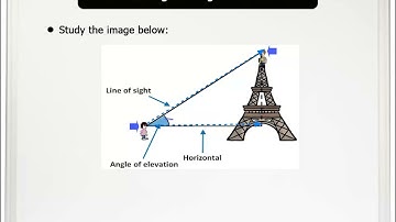 JSS 2 Maths Lesson 27 - Angles Of Elevation And Depression. Like, Share And Subscribe.