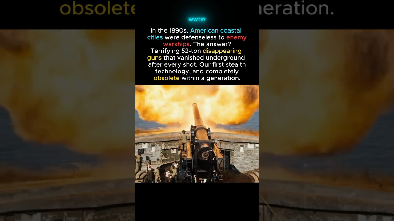 The 52-Ton Gun That Could Disappear #shorts
