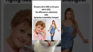 50 years old in 1980 vs 50 years old in 2026. Aging has changed forever. 😳⏳
