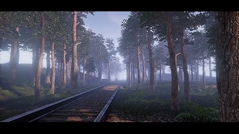 Making of Track in the woods 3ds max Unreal Engine tutorial final part