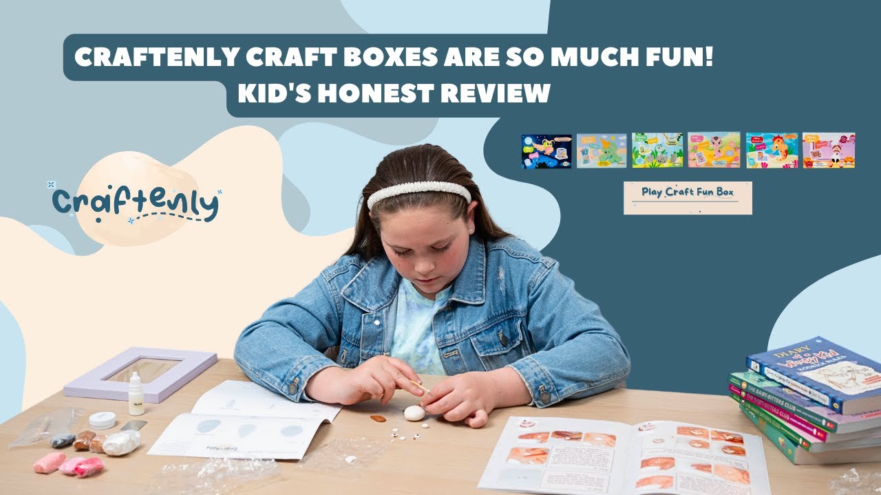 Craftenly Craft Boxes Are So Much Fun! | Kid's Honest Review