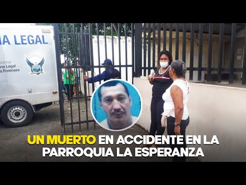 Edison Ibarra murió en un accidente en Quevedo