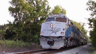 Music City Star Train #159 with new WeGo cars at Central Pike Crossing