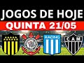 ⚽JOGOS DE HOJE | LIBERTADORES 2026 | QUINTA 21/05/2026 | JOGOS DE HOJE