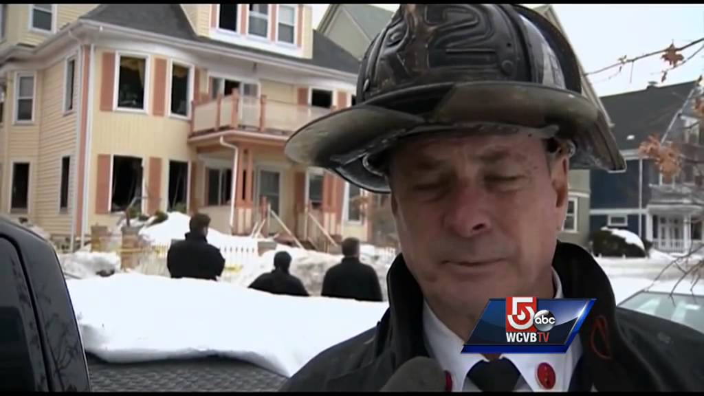 Woman pulled from burning Dorchester home dies - YouTube