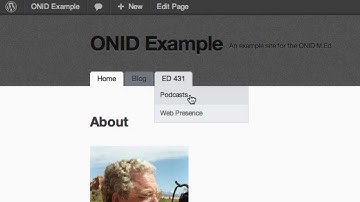 Creating child pages in Wordpress