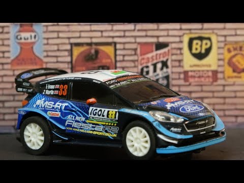 Running Scalextric Style Generic Rally Cars CamA01 On Modified Carrera ...