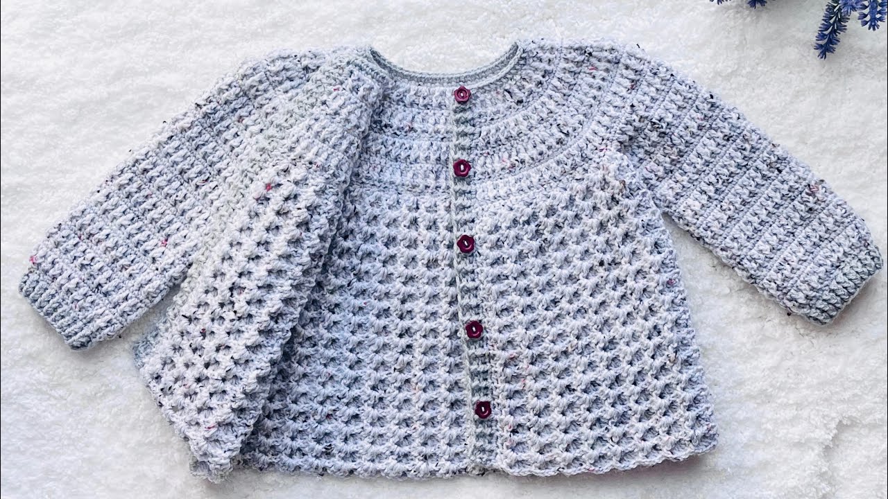 EASY Cardigan sweater, coat or jacket CROCHET PATTERN / AMELIA CARDIGAN/ CRYSTAL WAVES STITCH