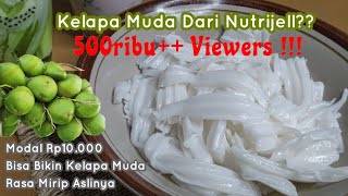 CARA MEMBUAT KELAPA MUDA DARI NUTRIJELL YANG ENAK - KELAPA MUDA KW [English Sub]