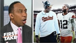 First Take Deion Sanders Is Going To Cleveland To Coach Sheduer - Stephen A. Warns Browns