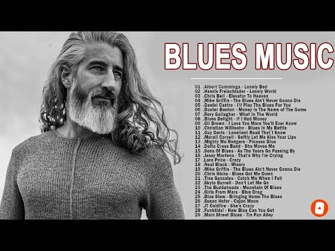 Relaxing Blues Music - Greatest Blues Rock Songs Of All Time - Slow Blues Blues Ballads Music