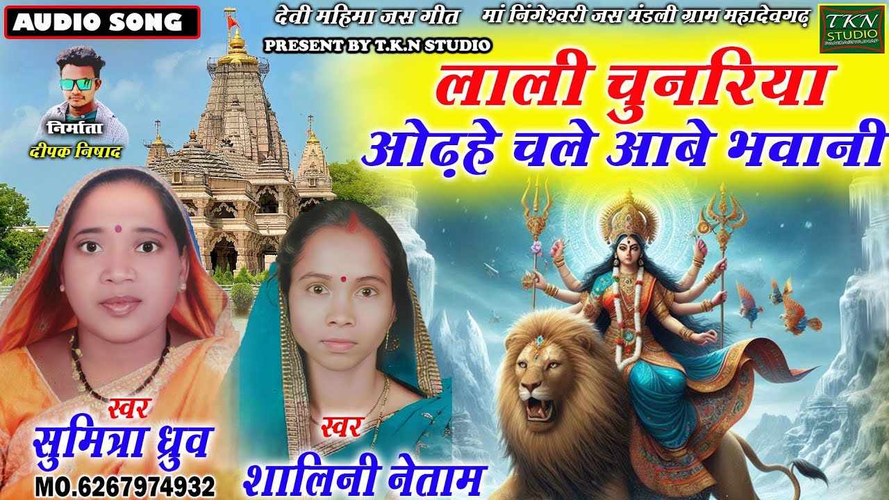 लाली चुनरिया ओढ़े चले आबे भवानी | Sumitra dhruw. Shalini netaam | Chhattisgarhi jas geet | TKN STUDIO