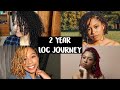 my 2 year loc journey: from start to finish✨ | yung$lb