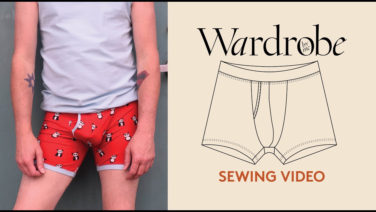 How to sew Boxers| Sewing Tutorial | Wardrobe By Me - YouTube