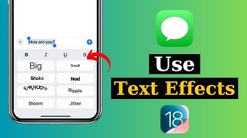How To Use Text Effects on iMessage iOS 18 | Send Text Message With Animation