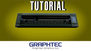 Graphtec CE LITE-50 Tutorial - Loading Media & Test Cut