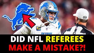 REFEREES MAKE CONTROVERSIAL DECISION IN LIONS VS CHIEFS GAME! DETROIT LIONS NEWS