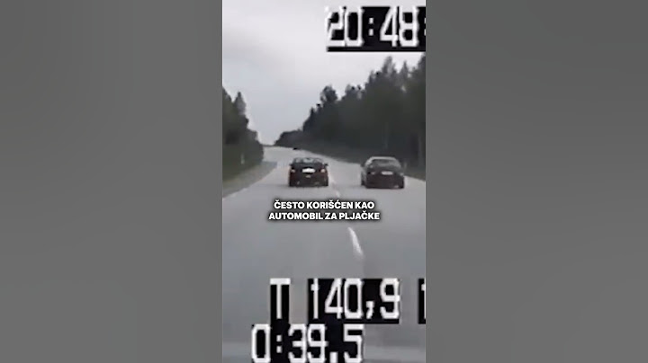 POLICIJA GA MRZI - BIO JE PREBRZ 😈