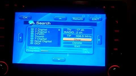 KNAV Dual DVB-T Tuner Auto Scan TV Channels
