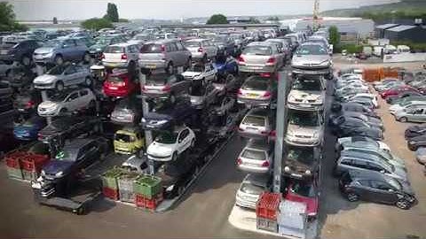 OHRA racking solutions for car dismantlers