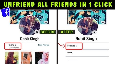 How To Remove All Facebook Friends In One Click 2022 | Delete & Unfriend All Friends At Once