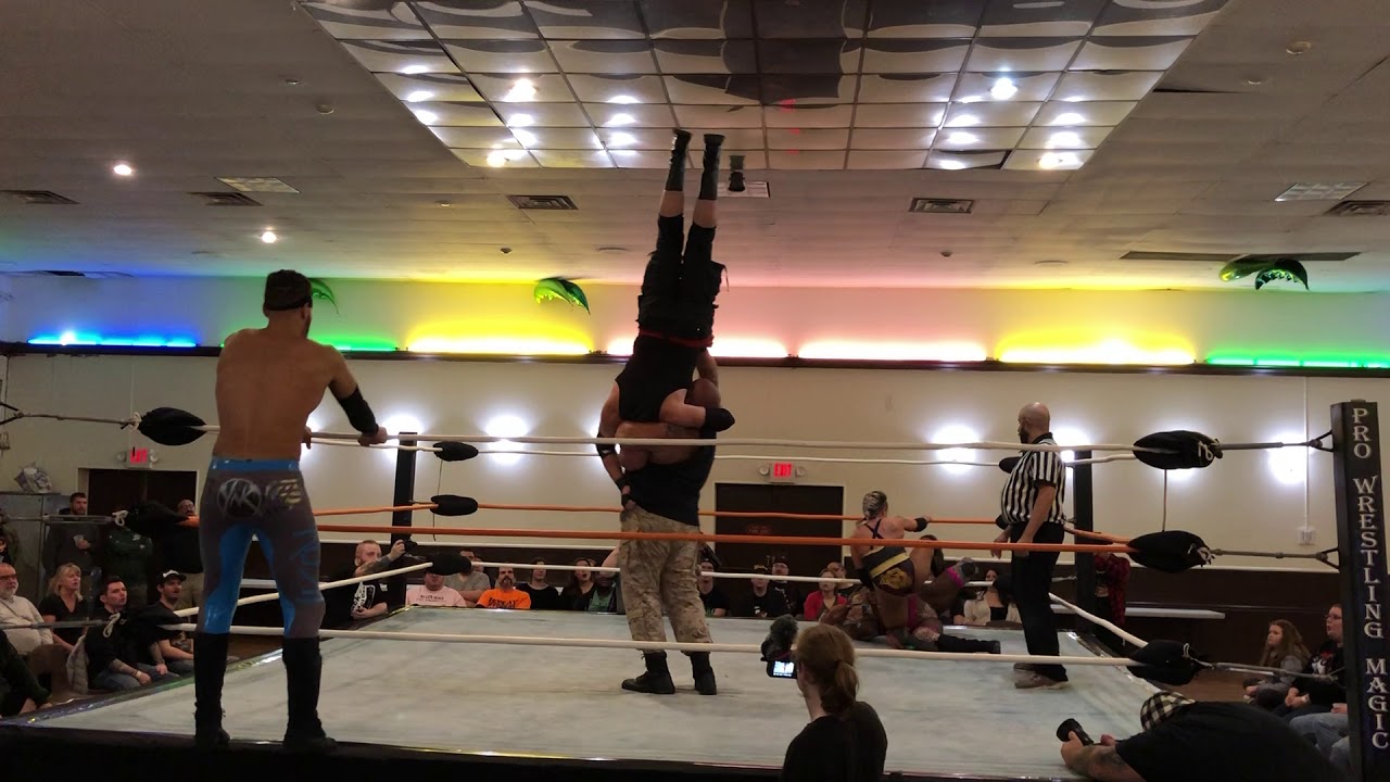 5 way Scramble match for the Pro Wrestling Magic Dark Arts championship