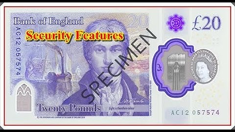 new £20 pound note launch,how to spot fake,secret security features,holograms and picture,nueva nota