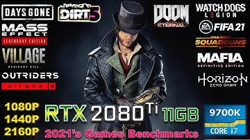 RTX 2080 Ti + Core i7 9700K Benchmarks | RTX 2080 Ti Test in 2021