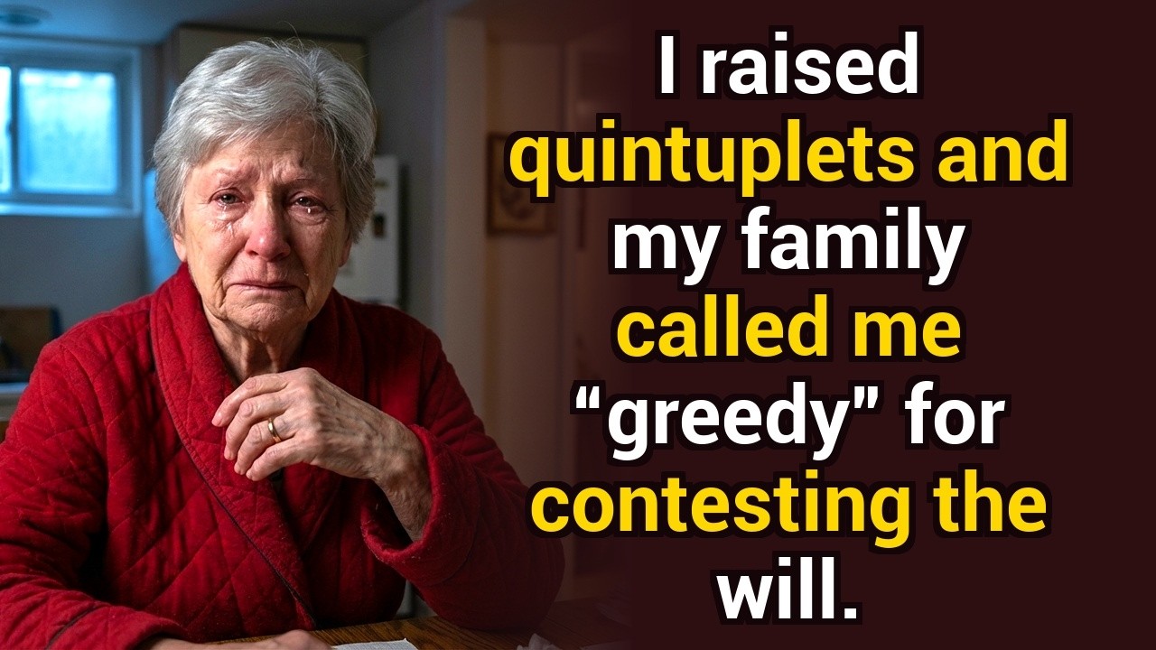 I raised quintuplets and my family called me “greedy” for contesting the will