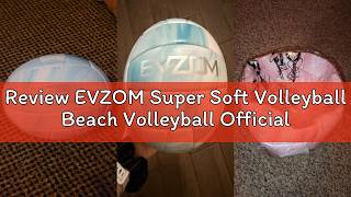 Review EVZOM Super Soft Volleyball Beach Volleyball Official Size 5 for Outdoor/Indoor/Pool/Gym/Trai screenshot 1