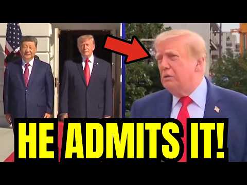 HUMILIATING: Trump ADMITS IT on LIVE TV...